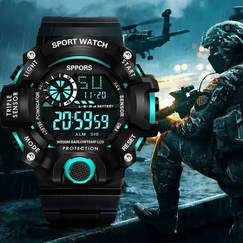 Digital Sports Watch Stylish Functional Timepiece - OurLum.com
