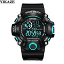 YIKAZE LED Digital Sports Watch Stylish Functional Timepiece
