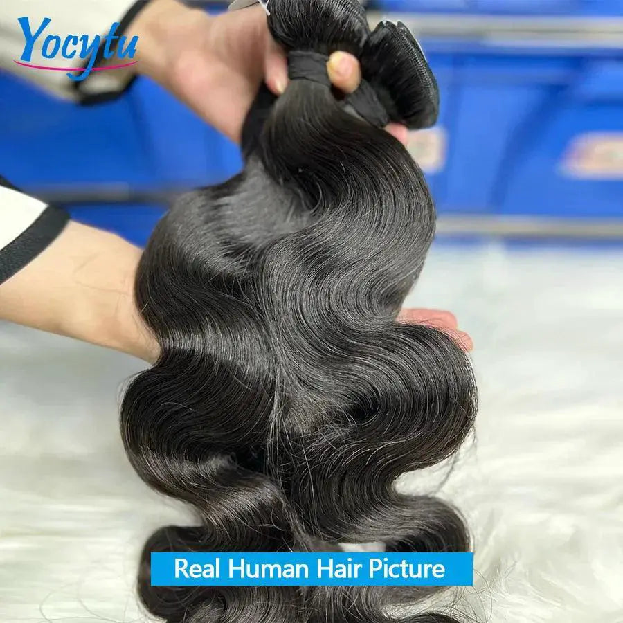YOCYTU Brazilian Body Wave Hair Bundles Premium Weave