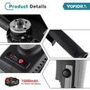 Yofidra 125mm Brushless Angle Grinder 3 Gears Cordless