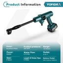 Yofidra 200Bar Brushless Electric Water Gun 6-in-1 Nozzles