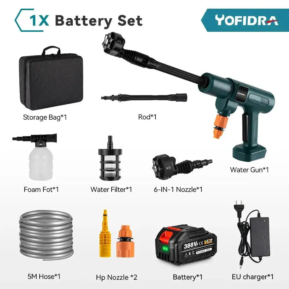 Yofidra 3500W 200Bar Cordless High Pressure Washer