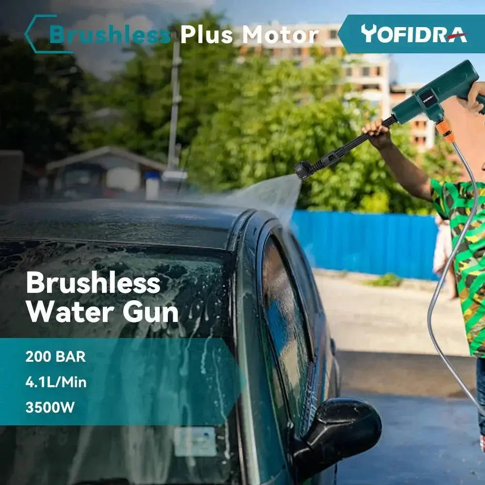 Yofidra 3500W 200Bar Cordless High Pressure Washer