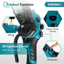 Yofidra 8 Inch Brushless Electric Chainsaw Cordless Tool