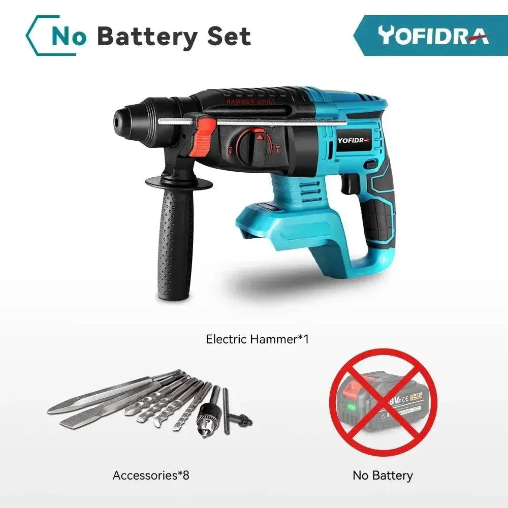 Yofidra Brushless Hammer Drill for Pros — product view 8