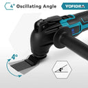Yofidra Oscillating Multi Function Electric Saw Tool for Makita 18V