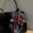 Compact Dachshund Bag Pendant Keychain