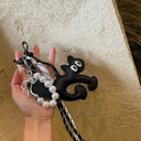 Compact Dachshund Bag Pendant Keychain