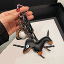 Compact Dachshund Bag Pendant Keychain