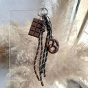 Compact Dachshund Bag Pendant Keychain