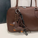 Compact Dachshund Bag Pendant Keychain