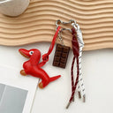 Compact Dachshund Bag Pendant Keychain
