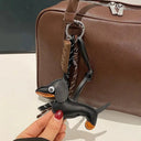 Compact Dachshund Bag Pendant Keychain