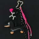 Compact Dachshund Bag Pendant Keychain