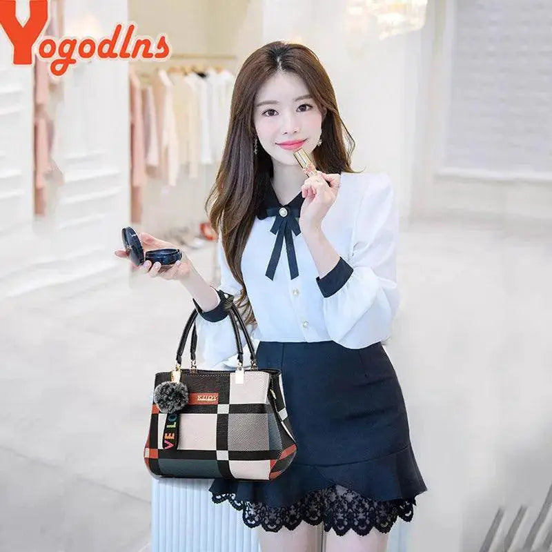 Yogodlns Designer Stitched Messenger Bag Collection Quality