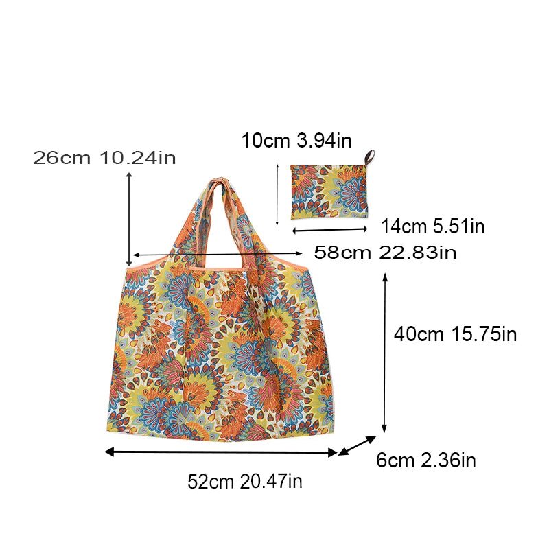 Grocery Tote for Eco Shoppers Waterproof