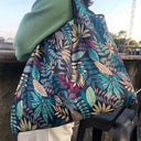 Yogodlns Large Capacity Foldable Eco Waterproof Grocery Tote Bag Reusable