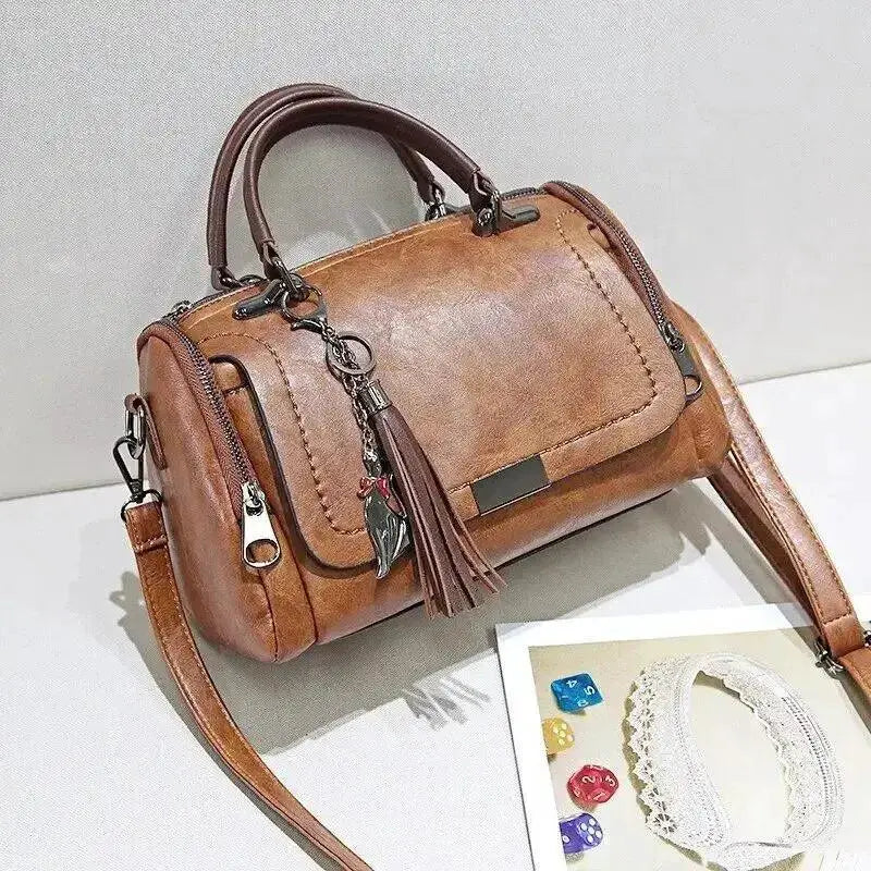 Yogodlns Tassel Shoulder Bag Removable Strap For Women