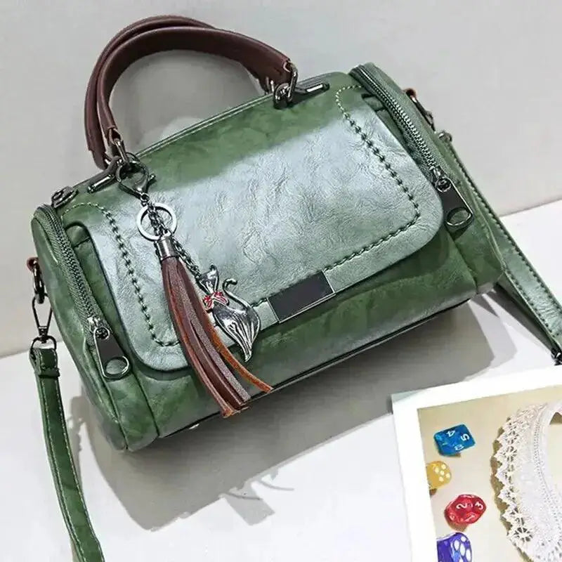 Yogodlns Tassel Shoulder Bag Removable Strap For Women