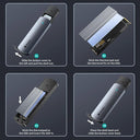 Yottamaster Dual Protocol SSD Enclosure High-Speed Storage