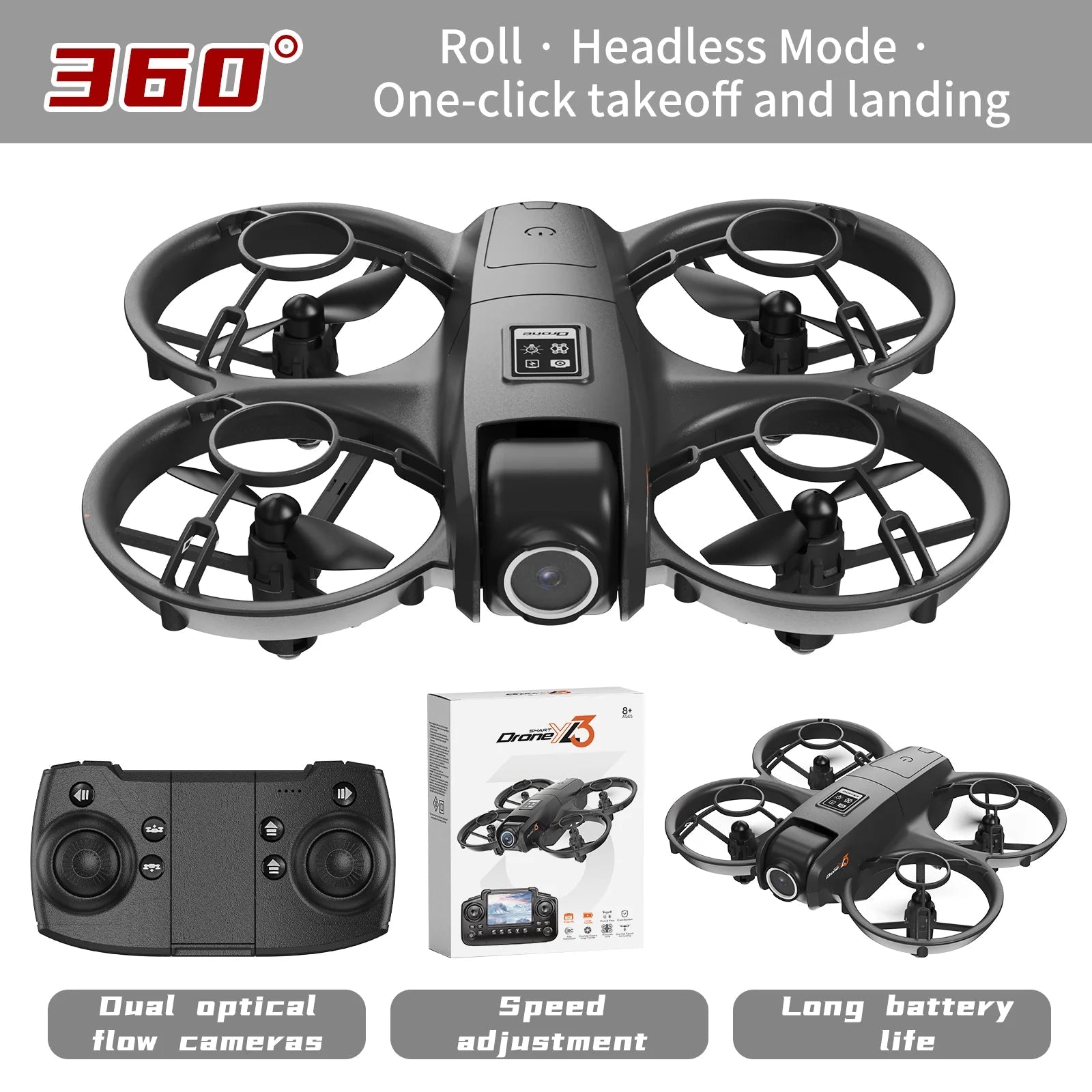 YT3 Drone 8K 5G GPS Pro Aerial Photography Quadrocopter - Ultra Clear Video Plus
