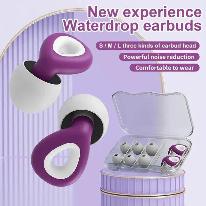 YUNGLR Tranquility Waterproof Earplugs Noise Reduction Sleep