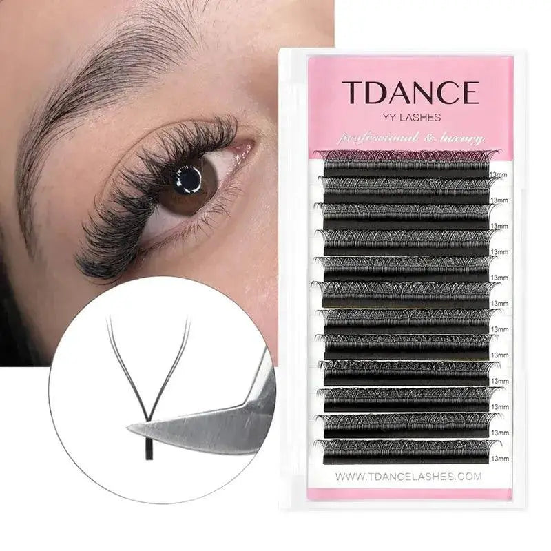 YY Shape Premium Mink Eyelash Extensions for Glamorous Wear