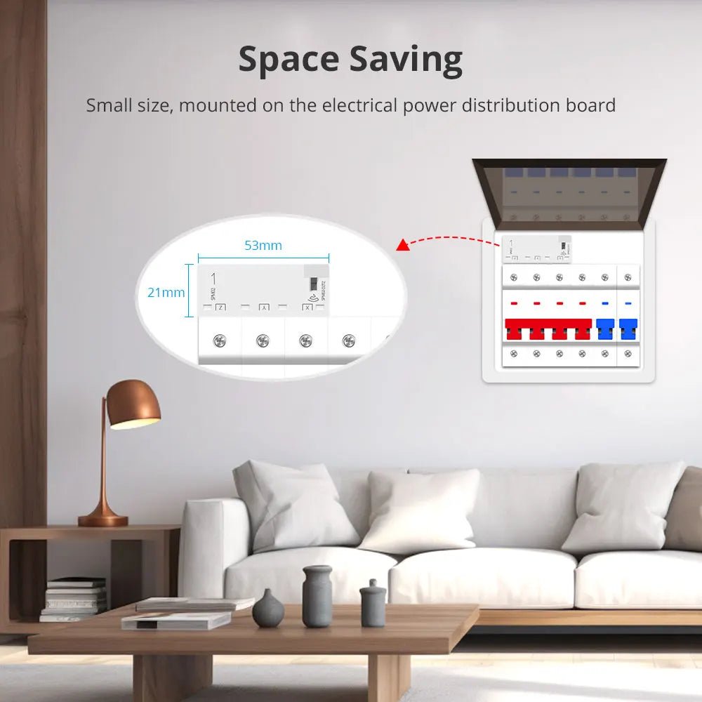 Zemismart Zigbee Energy Meters 3 Phases 4 Wire Power Meter - Tuya Home Assistant