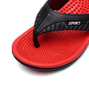 Men Beach Massage Flip Flops for Comfort