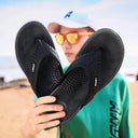 Men Beach Massage Flip Flops for Comfort
