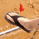 Men Beach Massage Flip Flops for Comfort