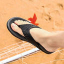 Men Beach Massage Flip Flops for Comfort