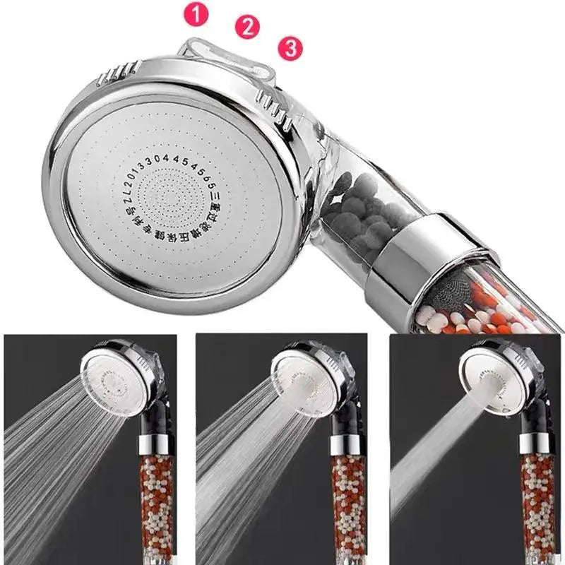 Zhangji High Pressure Spa Shower Head Water Saving Luxury