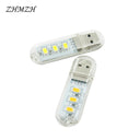ZHMZH 3LEDs 1.5W Reading Lamps USB Night Lights Mini Book Light