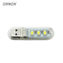 ZHMZH 3LEDs 1.5W Reading Lamps USB Night Lights Mini Book Light