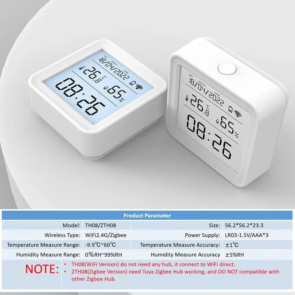 Zigbee Smart Home Sensor Temperature Humidity Monitor