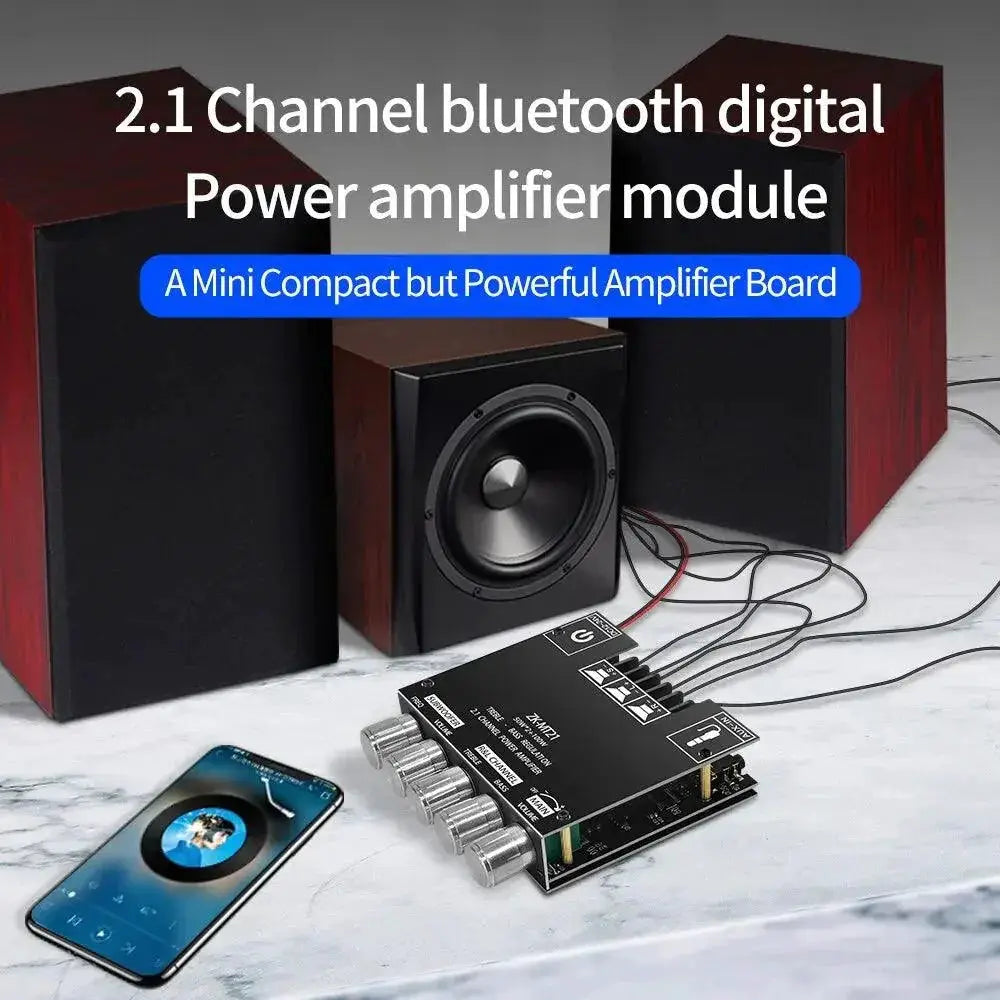 ZK MT21 Bluetooth Subwoofer Amplifier Enhanced Audio