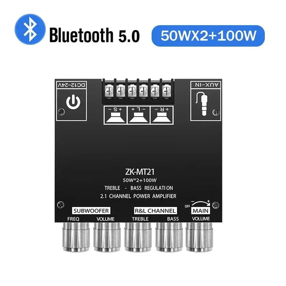 ZK MT21 Bluetooth Subwoofer Amplifier Enhanced Audio