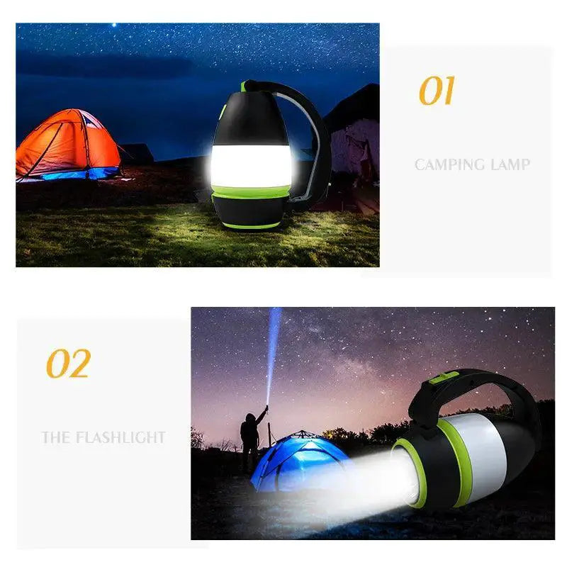 ZK20 Multi Function LED USB Rechargeable Camping Light Lamp
