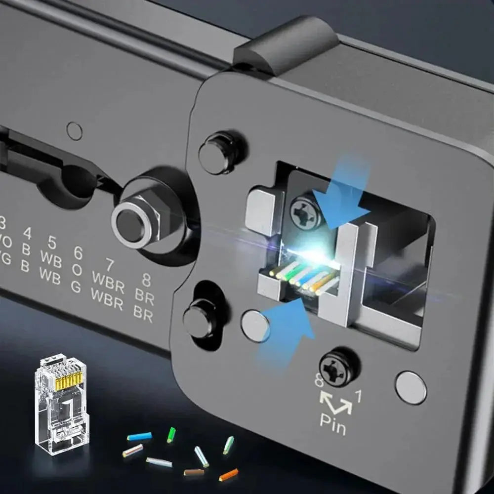 Cat6 Pass Through RJ45 Connectors Networking Solution