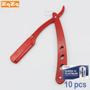 ZqZq Stainless Steel Straight Edge Razor Kit Precision Tool